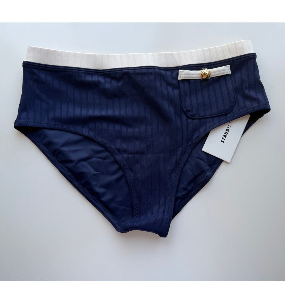 Staud Devon High Rise Bikini Bottom NWT (sz L)